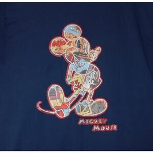 Avon Disney Mickey Mouse Navy Women's Sleep Shirt XL Long T-Shirt Cartoon
